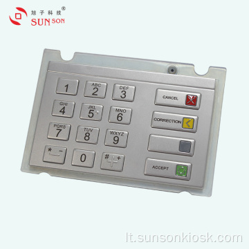 „Anti-riaušių“ šifravimo PIN kodas, skirtas mokėjimo kioskui